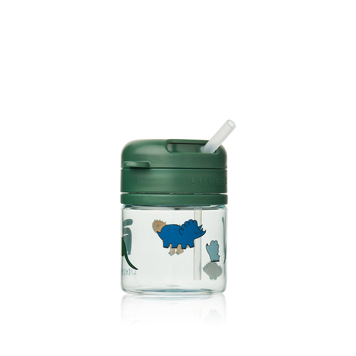 [Liewood] Pavia Tritan Straw Cup 280ML - Dinosaurs / Mist