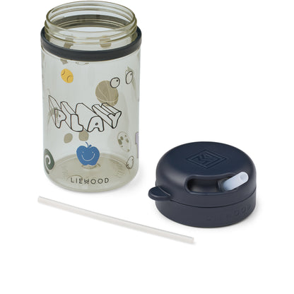 [Liewood] Pavia Tritan Straw Cup 500ML - Play/Dusty Peppermint