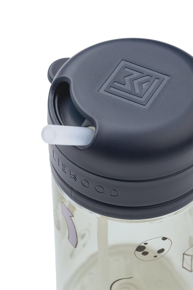 [Liewood] Pavia Tritan Straw Cup 500ML - Play/Dusty Peppermint