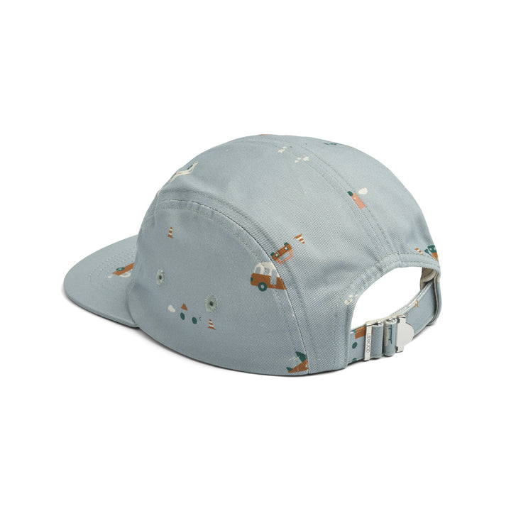 [Liewood] Rory Cap - Vehicles / Dove Blue