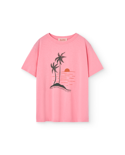 [TAO] Pink Sunset Big Rooster T-Shirt