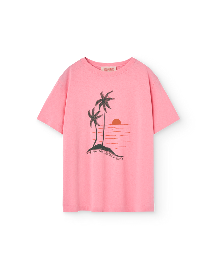 [TAO] Pink Sunset Big Rooster T-Shirt