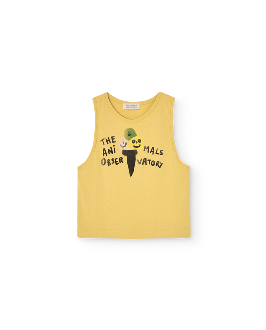 [TAO] Yellow Icecream Frog T-Shirt