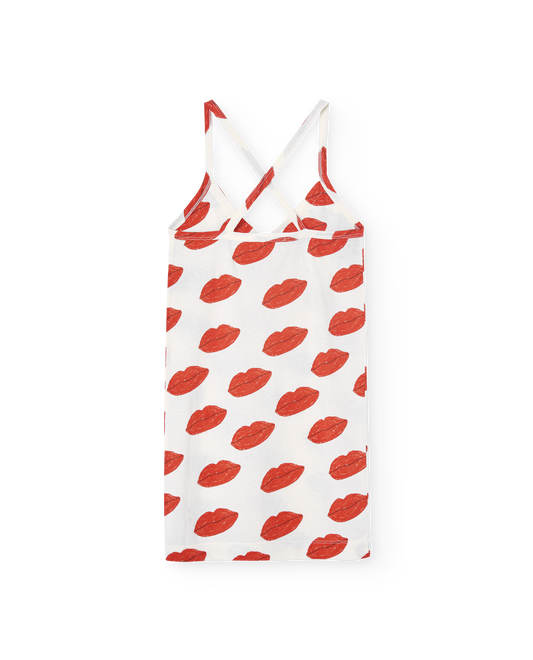 [TAO] White Kissing Otter Mini Dress