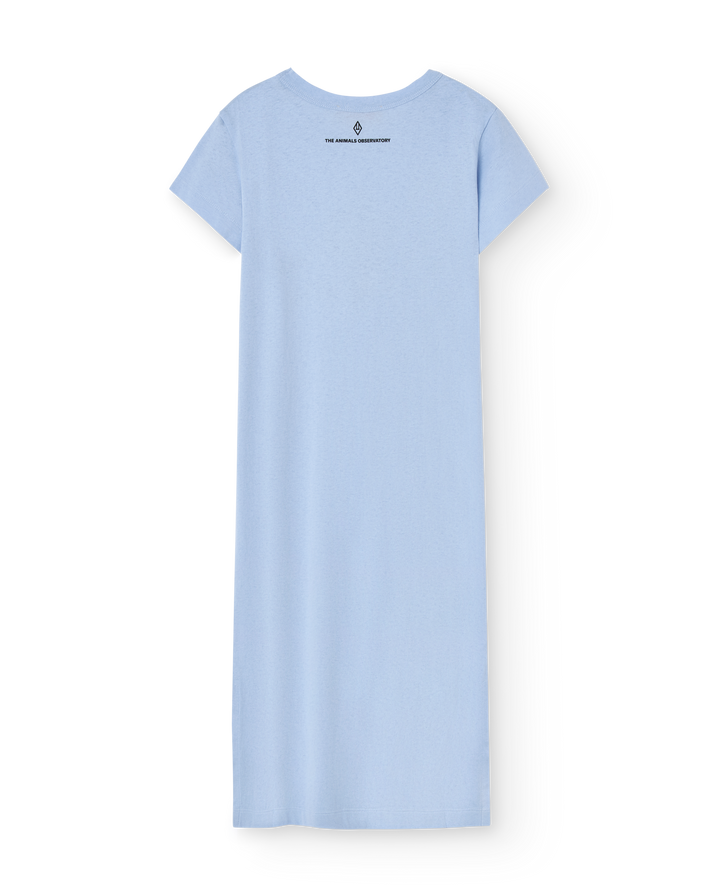 [TAO] Soft Blue Icecream Gorilla Maxi Dress