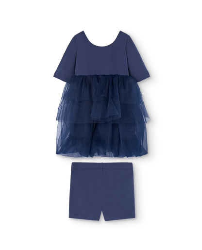 [TAO] Deep Blue Peacock Fancy Dress