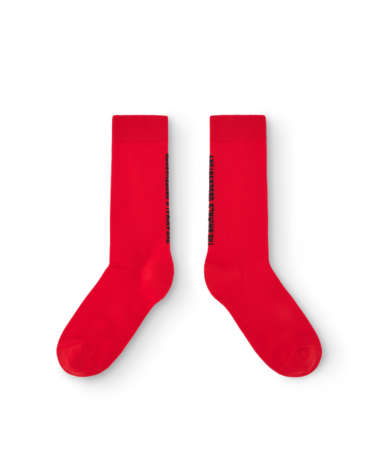 [TAO] Snail Kid Socks - Red