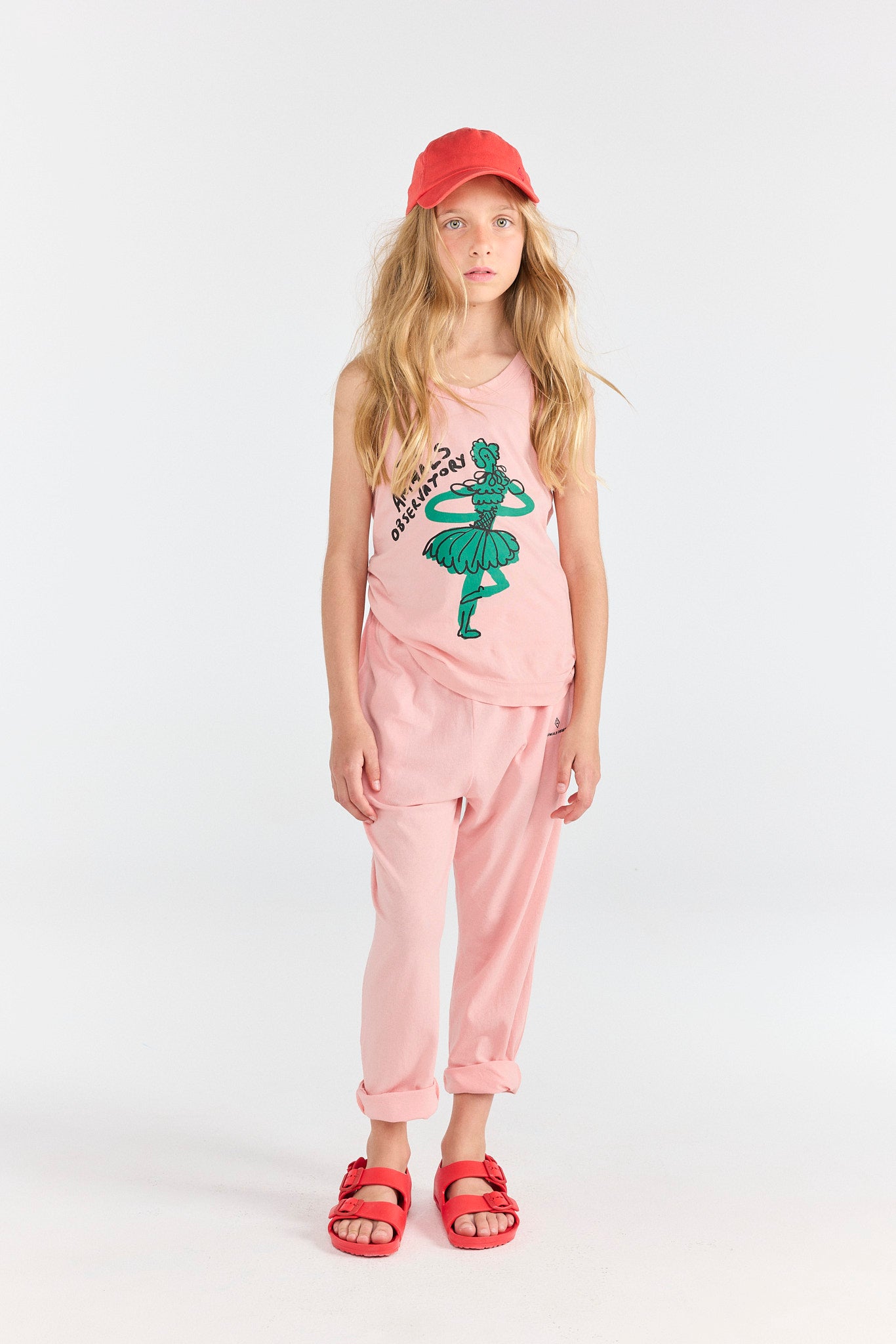 [TAO] Frog Kid Tank Top - Soft Pink