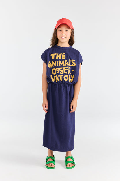 [TAO] Orca Kid Midi Dress - Deep Blue