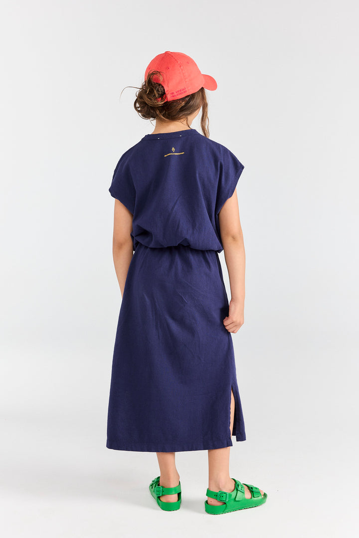 [TAO] Orca Kid Midi Dress - Deep Blue