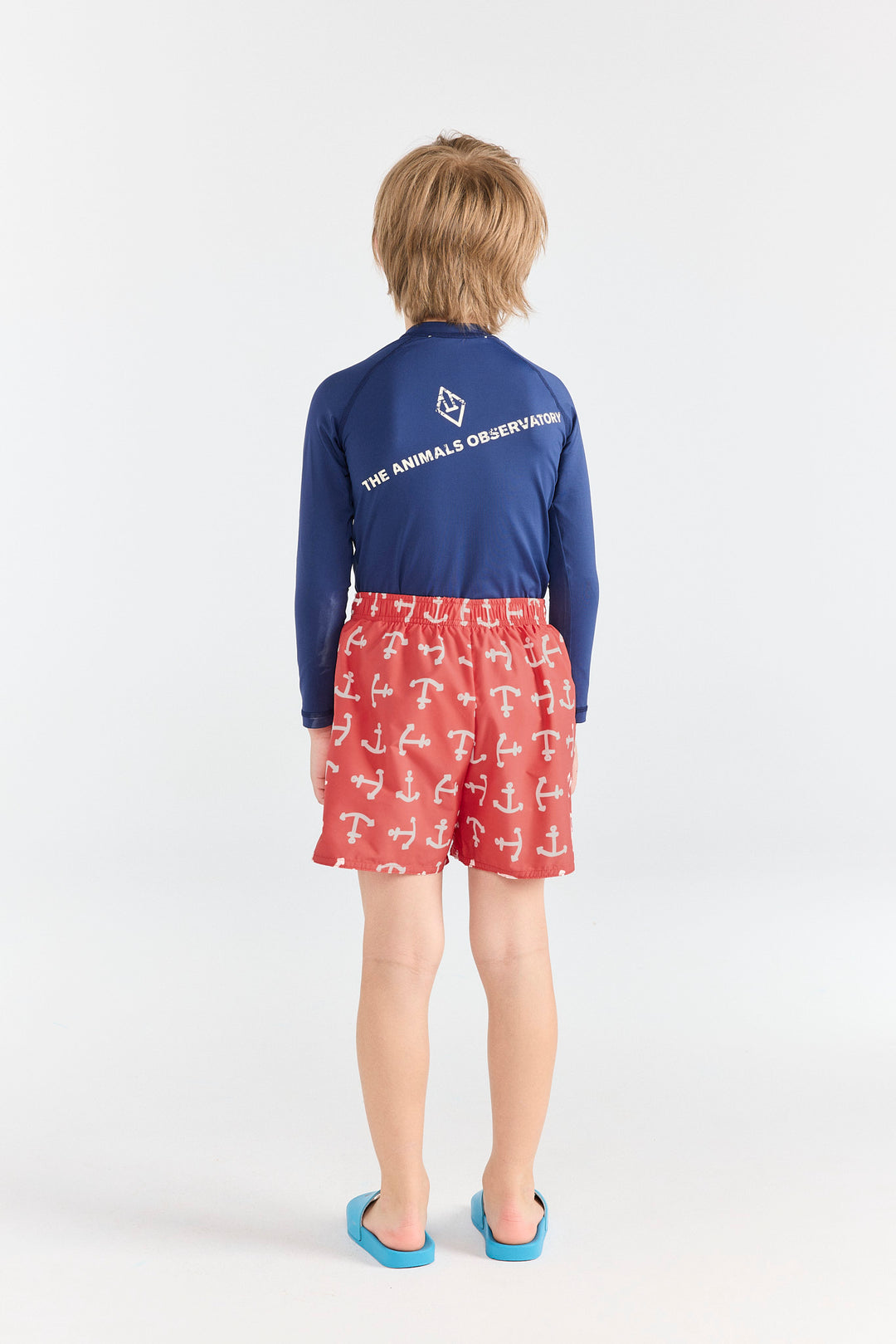 [TAO] Deer Kid Swim Top - Deep Blue