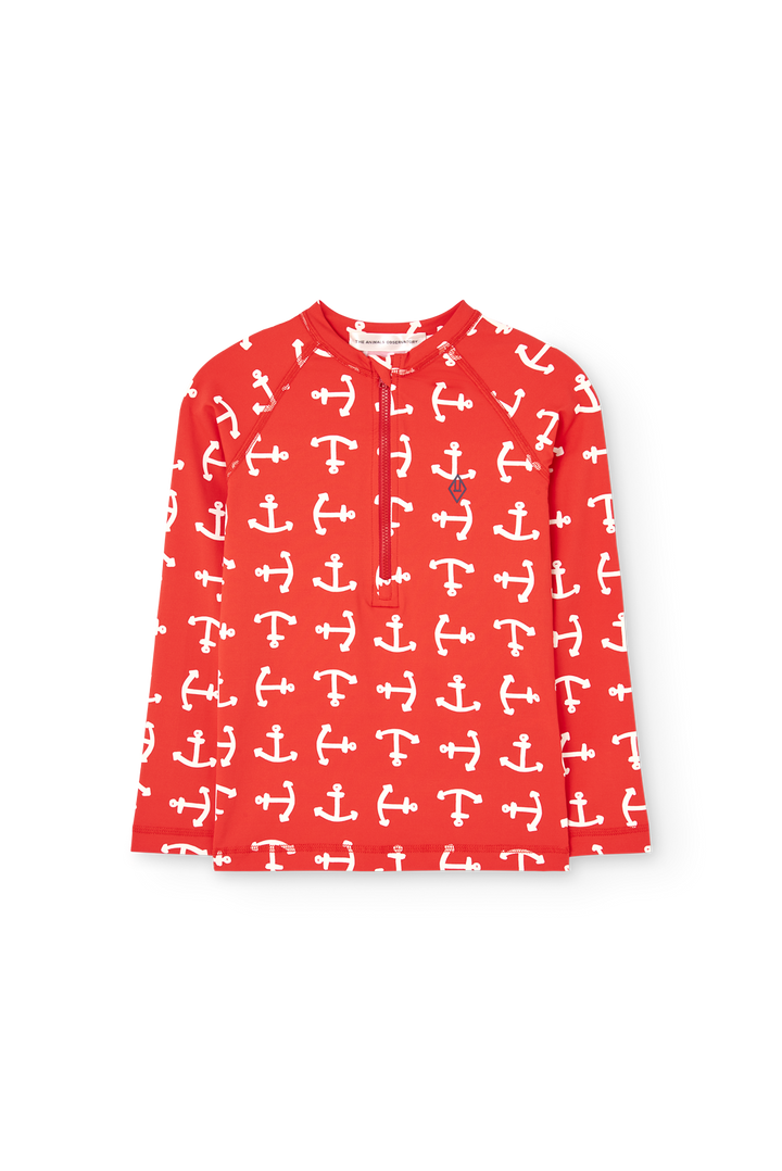 [TAO] Deer Kid Swim Top - Red