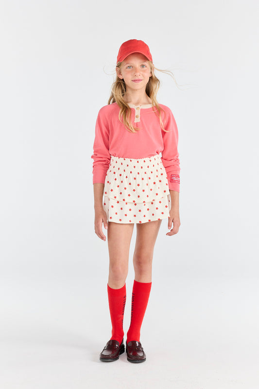 [TAO] Worm Kid. Socks - Fig Red