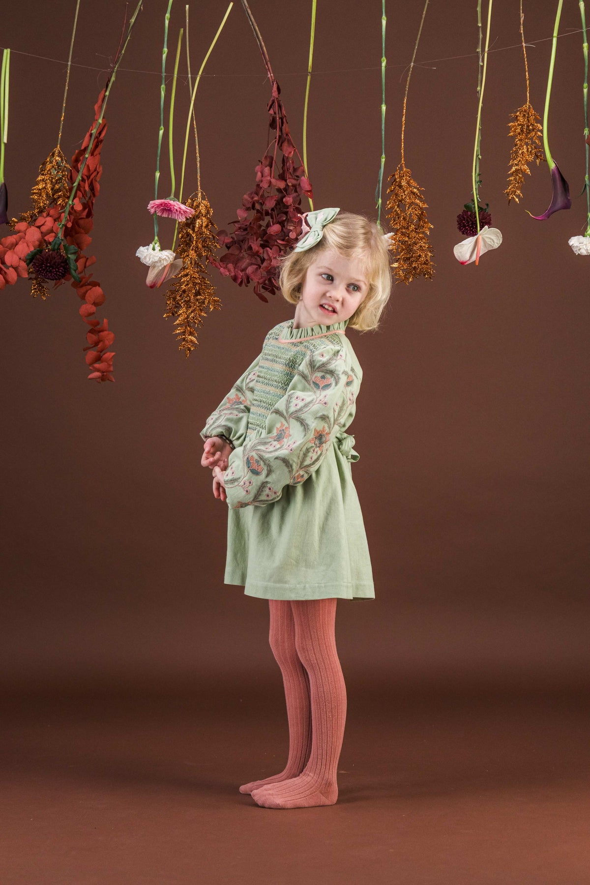 [Bachaa]Serenade Blouse / Short Dress - Fog Green