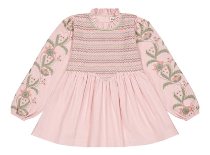 [Bachaa]Songe Blouse / Short Dress -Veiled Pink