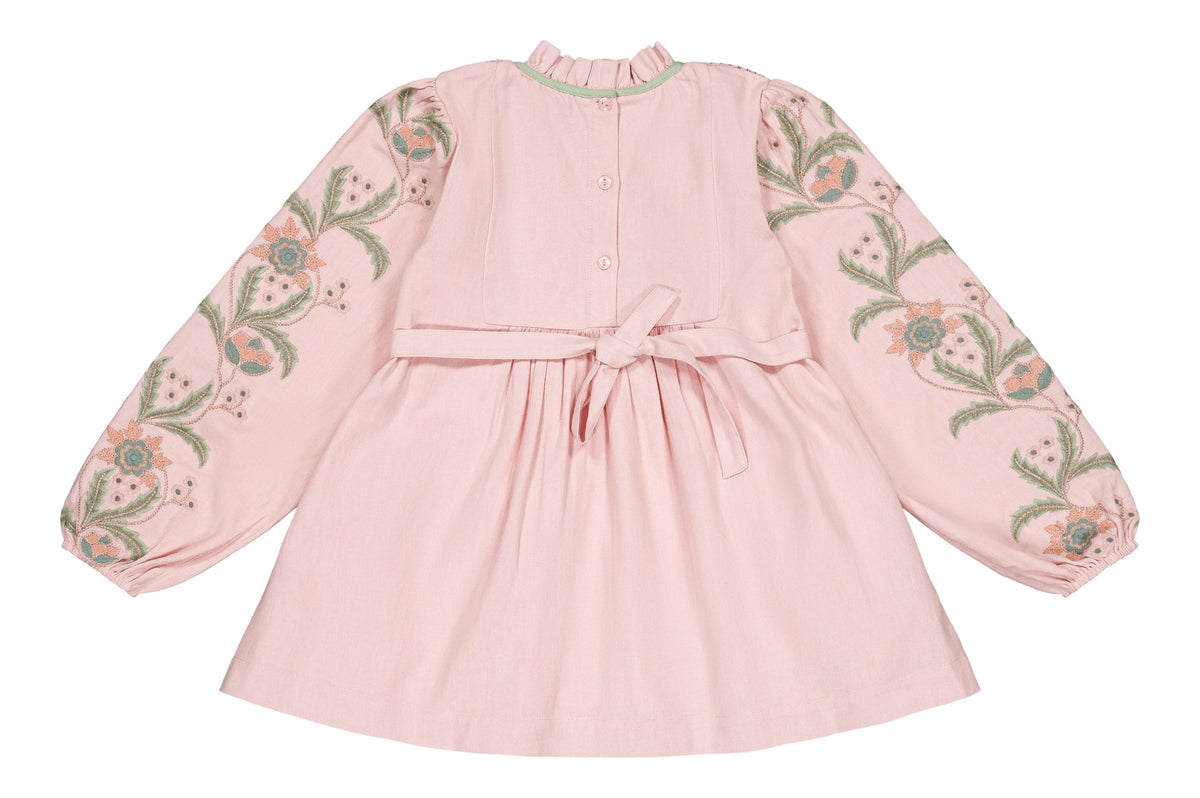 [Bachaa]Songe Blouse / Short Dress -Veiled Pink