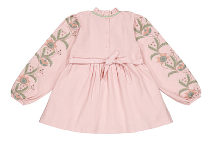 [Bachaa]Songe Blouse / Short Dress -Veiled Pink