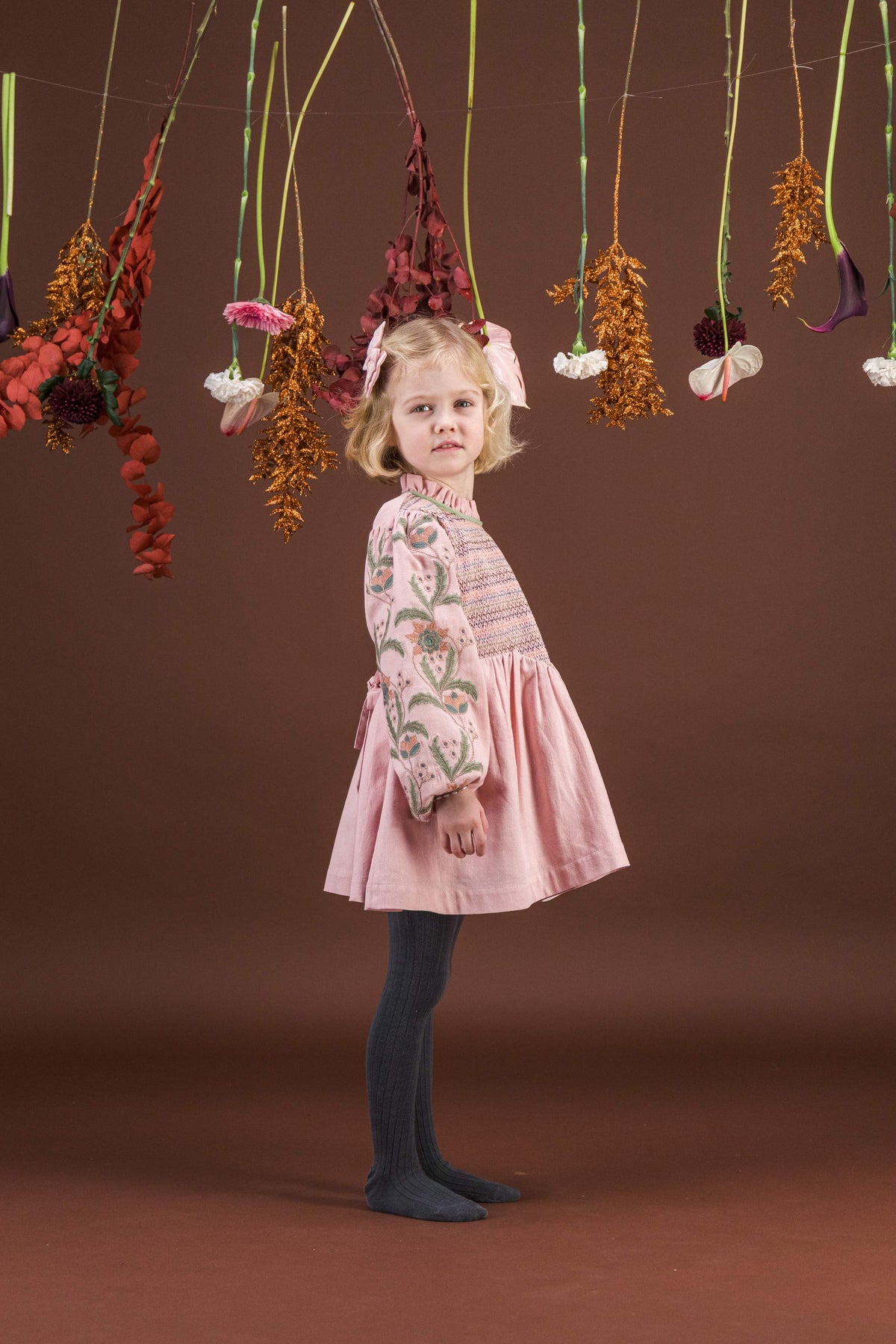[Bachaa]Songe Blouse / Short Dress -Veiled Pink