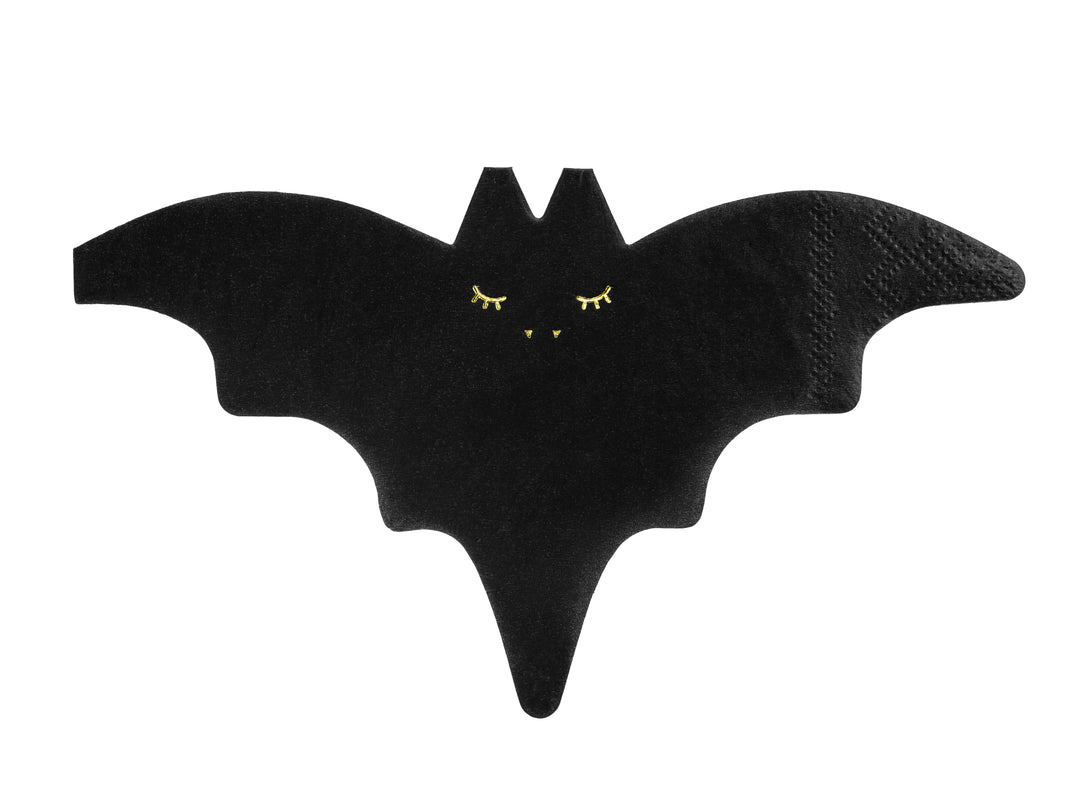 [PartyDeco]Napkins - Bat, 16x9cm