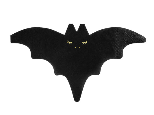 [PartyDeco]Napkins - Bat, 16x9cm