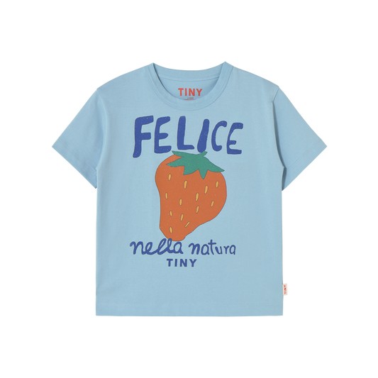[TINYCOTTONS] Nella Natura Graphic Tee - Dusty Blue