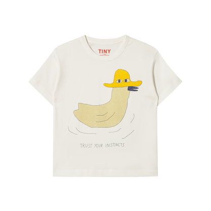 [TINYCOTTONS] Duck Graphic Tee - Off White
