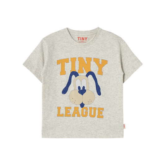 [TINYCOTTONS] Tiny League Graphic Tee - Light Grey Heather