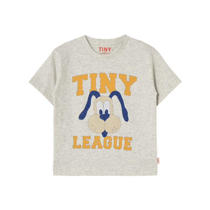 [TINYCOTTONS] Tiny League Graphic Tee - Light Grey Heather