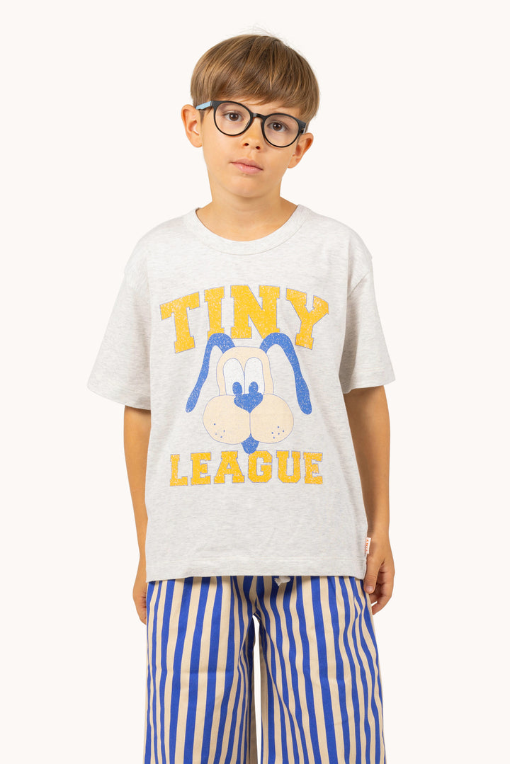 [TINYCOTTONS] Tiny League Graphic Tee - Light Grey Heather