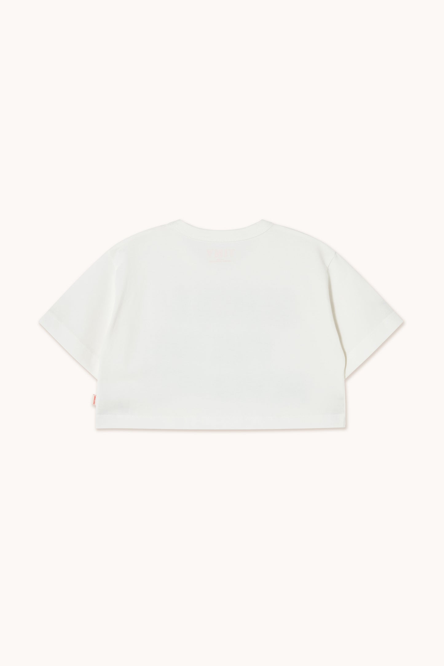 [TINYCOTTONS] The Sun Graphic Crop Tee - Off White