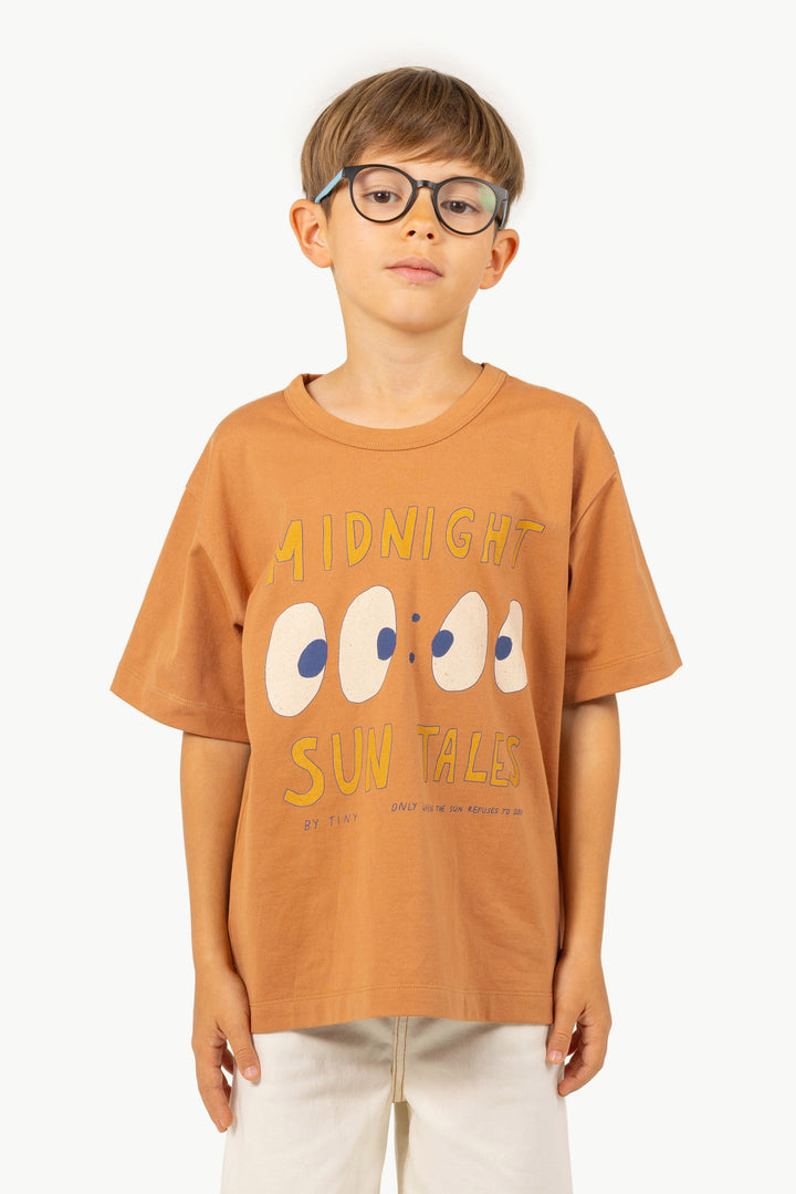 [TINYCOTTONS] Midnight Graphic Tee - Brown