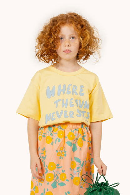 [TINYCOTTONS] The Sun Graphic Tee - Mellow Yellow