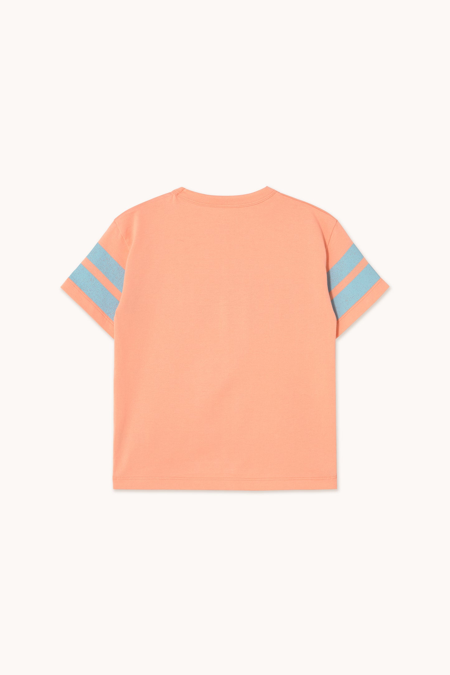 [TINYCOTTONS] Stripes Logo Tee - Papaya