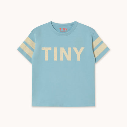 [TINYCOTTONS] Stripes Logo Tee - Dusty Blue