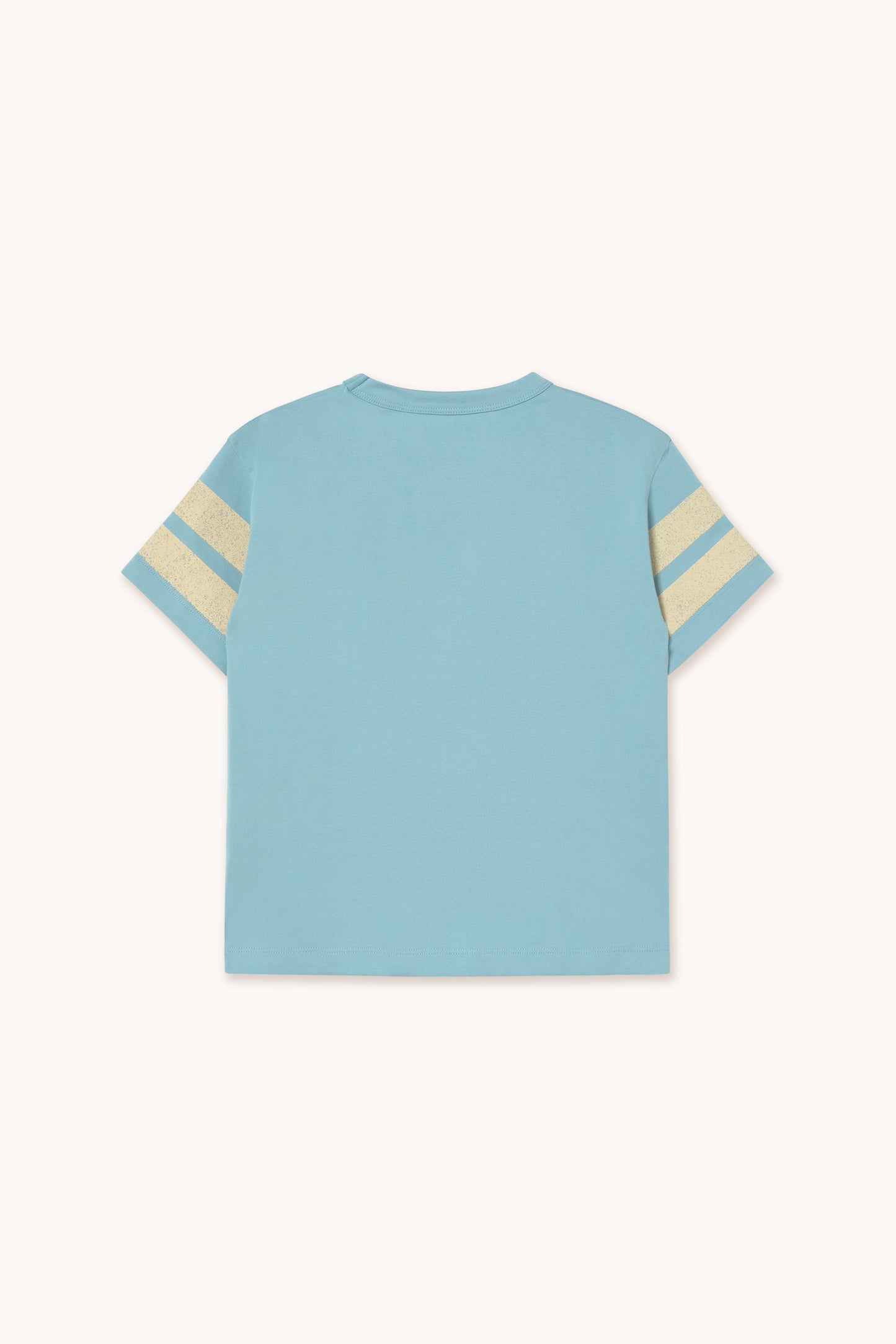 [TINYCOTTONS] Stripes Logo Tee - Dusty Blue