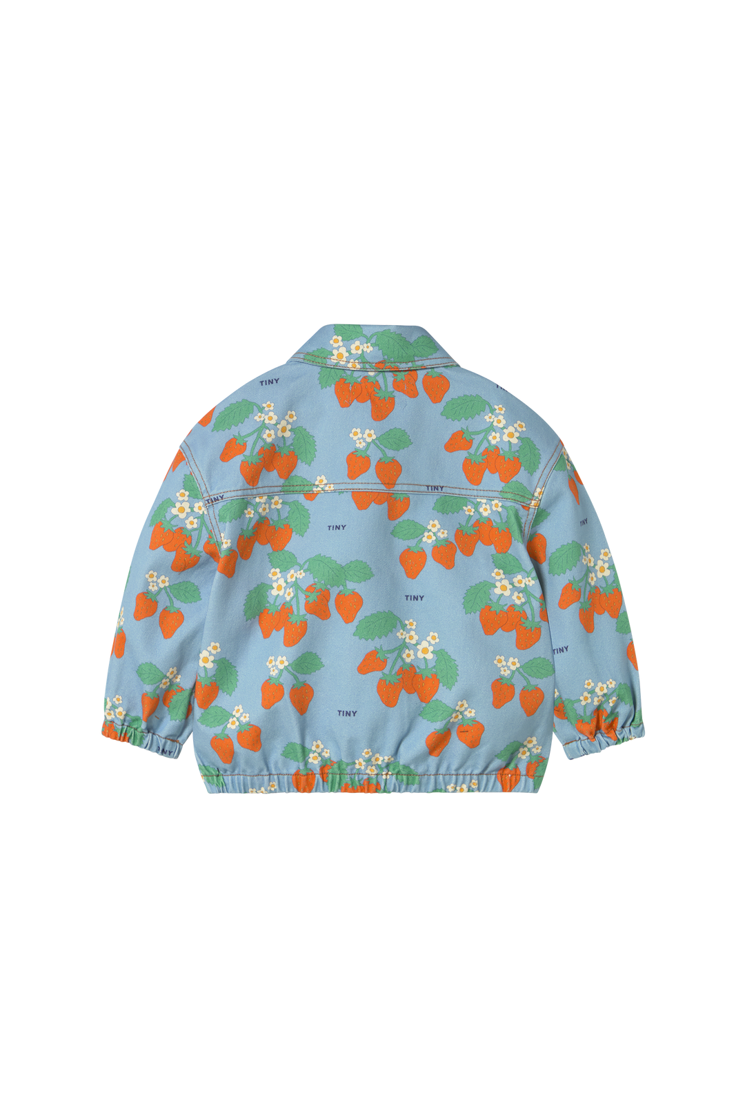 [TINYCOTTONS] Strawberries Jacket - Denim Blue