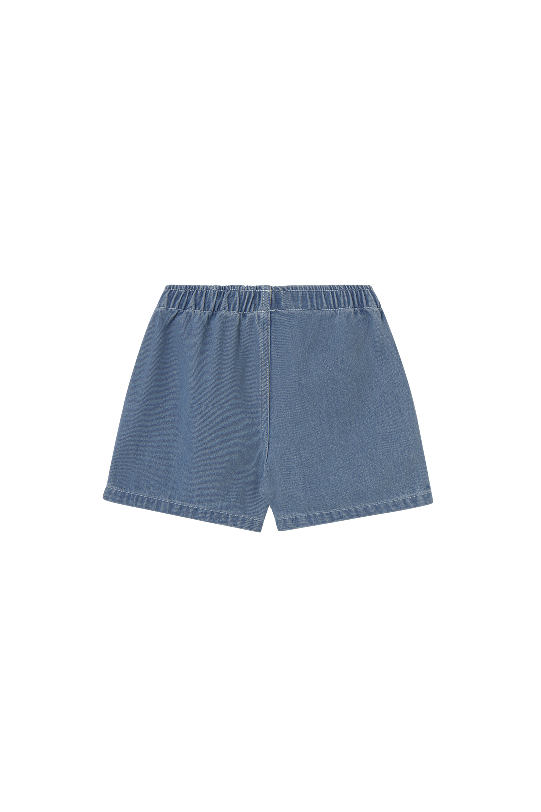 [TINYCOTTONS] Graphic Denim Short - Light Blue