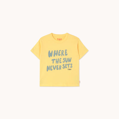 [TINYCOTTONS] The Sun Graphic Tee - Mellow Yellow
