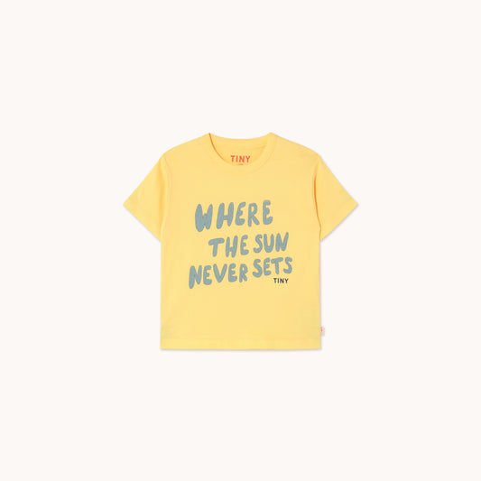 [TINYCOTTONS] The Sun Graphic Tee - Mellow Yellow