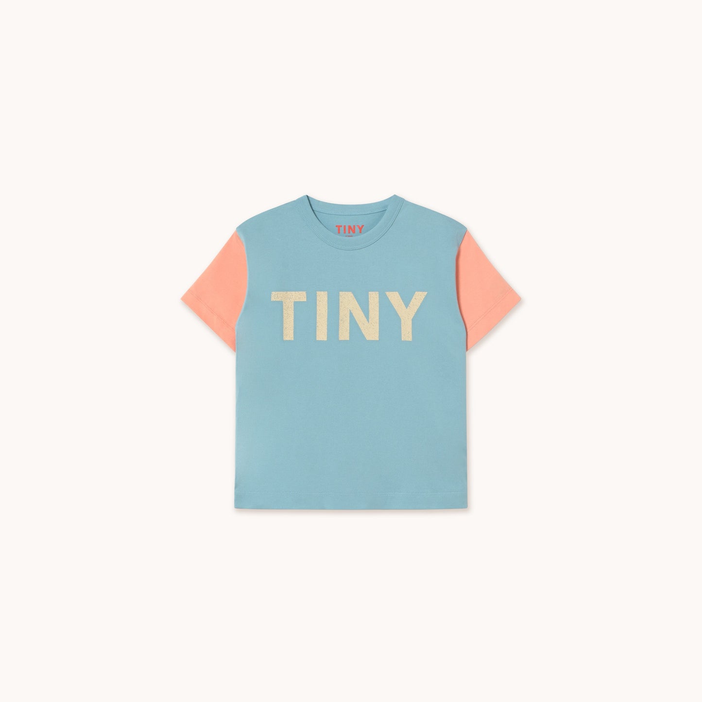 [TINYCOTTONS] Color Block Tee - Dusty Blue
