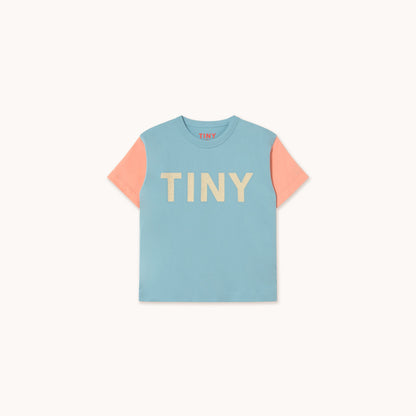 [TINYCOTTONS] Color Block Tee - Dusty Blue