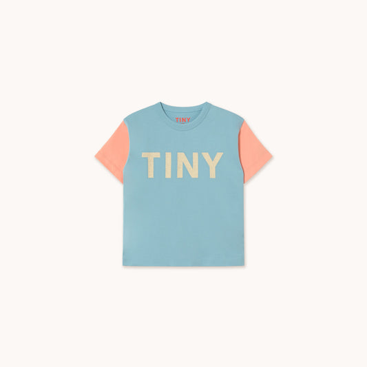 [TINYCOTTONS] Color Block Tee - Dusty Blue