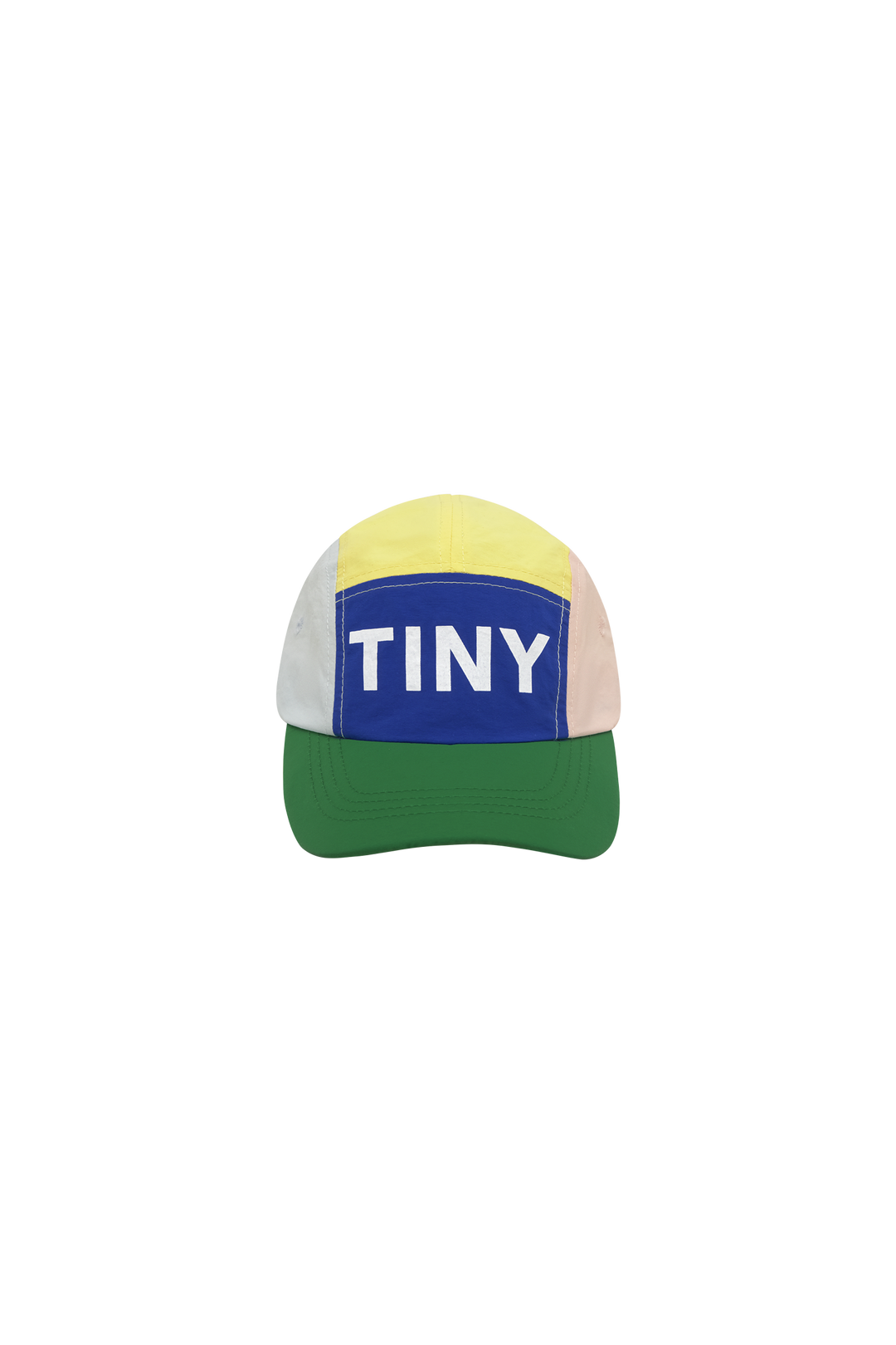 [TINYCOTTONS] Color Block Cap - Ultramarine / Dark Emerald