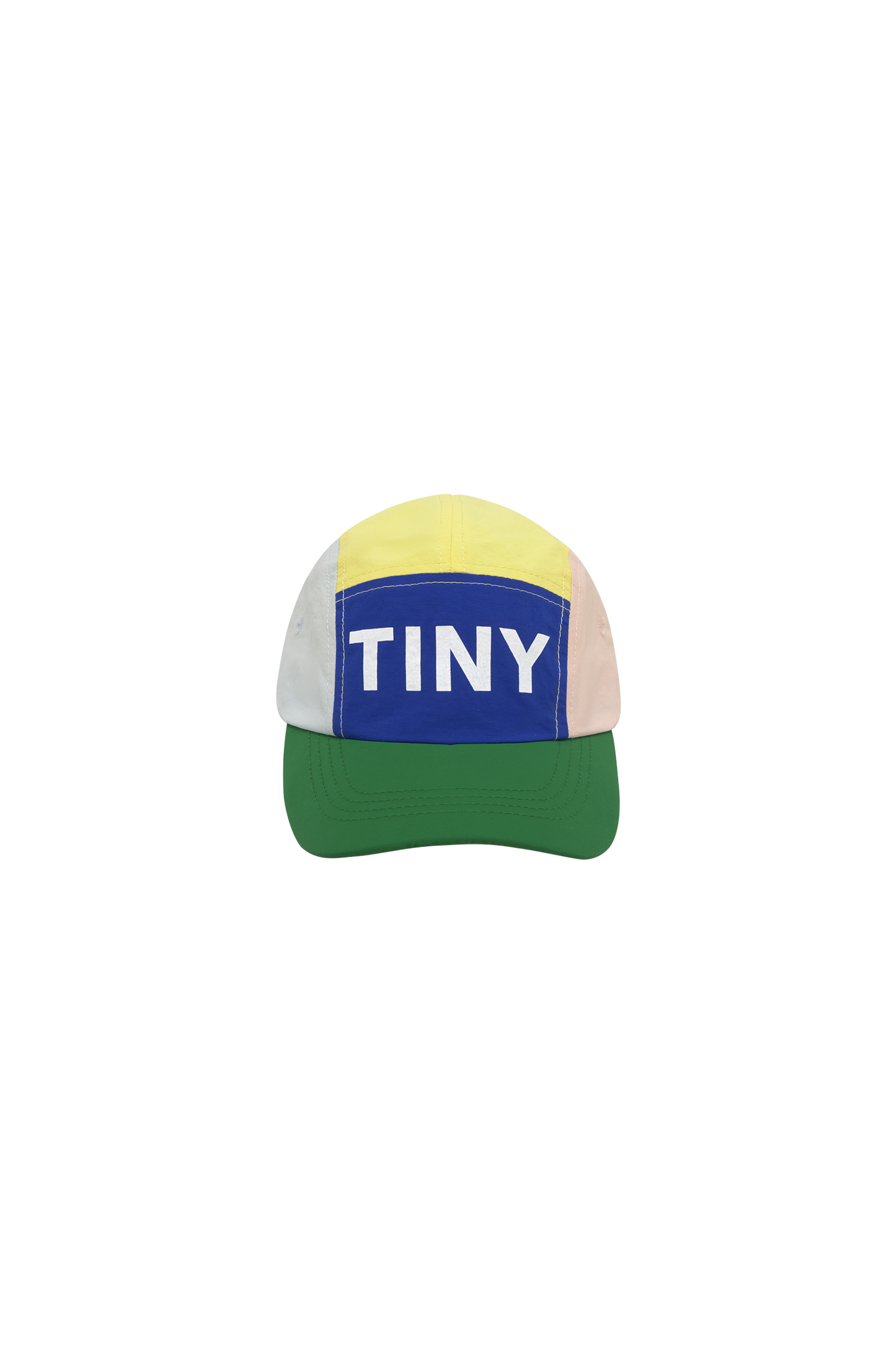 [TINYCOTTONS] Color Block Cap - Ultramarine / Dark Emerald