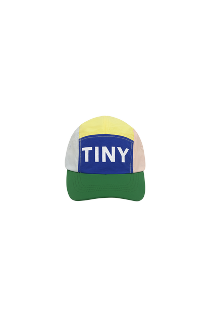 [TINYCOTTONS] Color Block Cap - Ultramarine / Dark Emerald