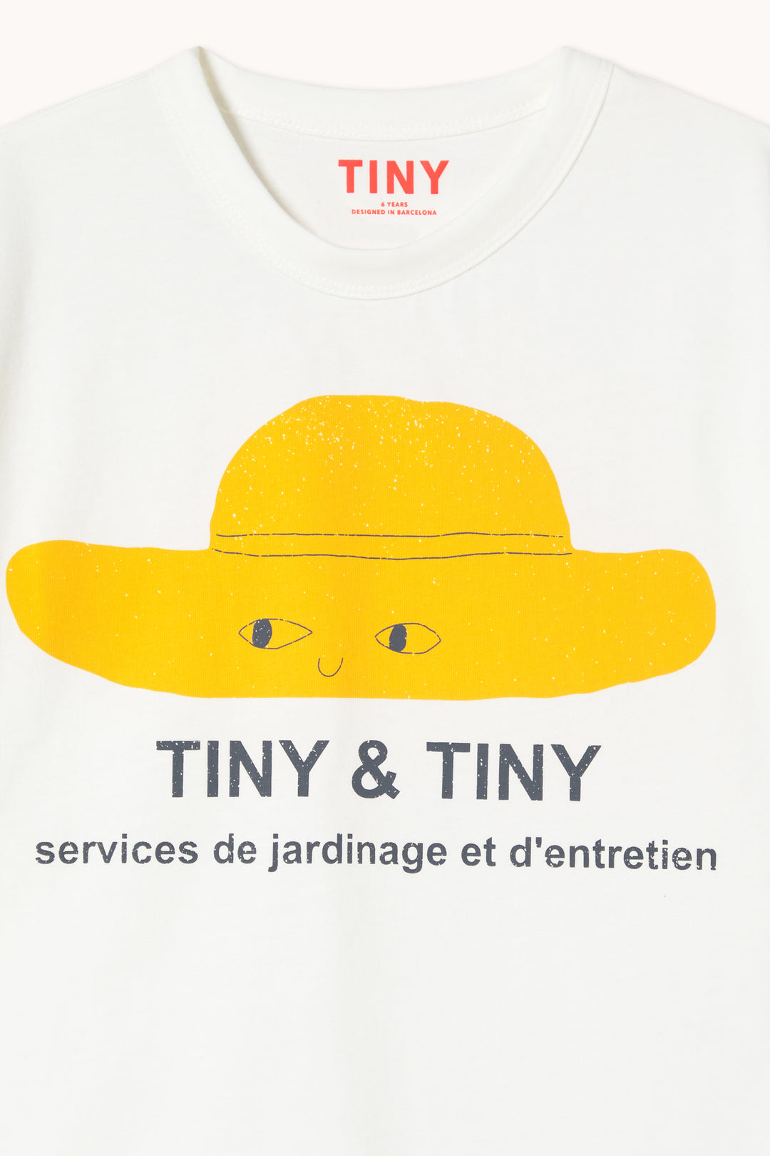 [TINYCOTTONS] Tiny Hat Graphic Tee - Off White
