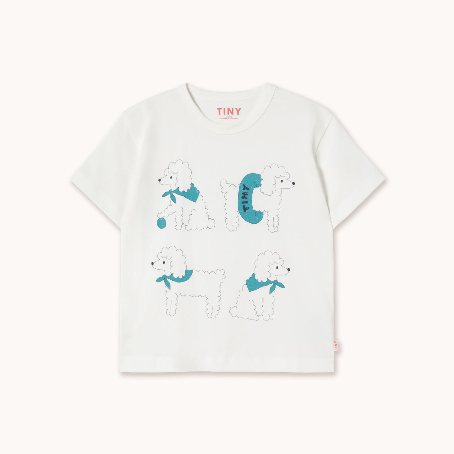 [TINYCOTTONS] Poodle Graphic Tee - Off white