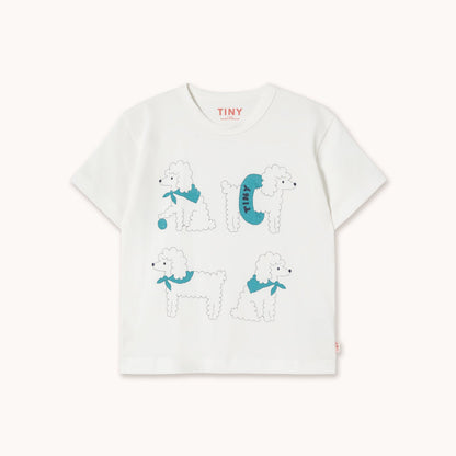 [TINYCOTTONS] Poodle Graphic Tee - Off white
