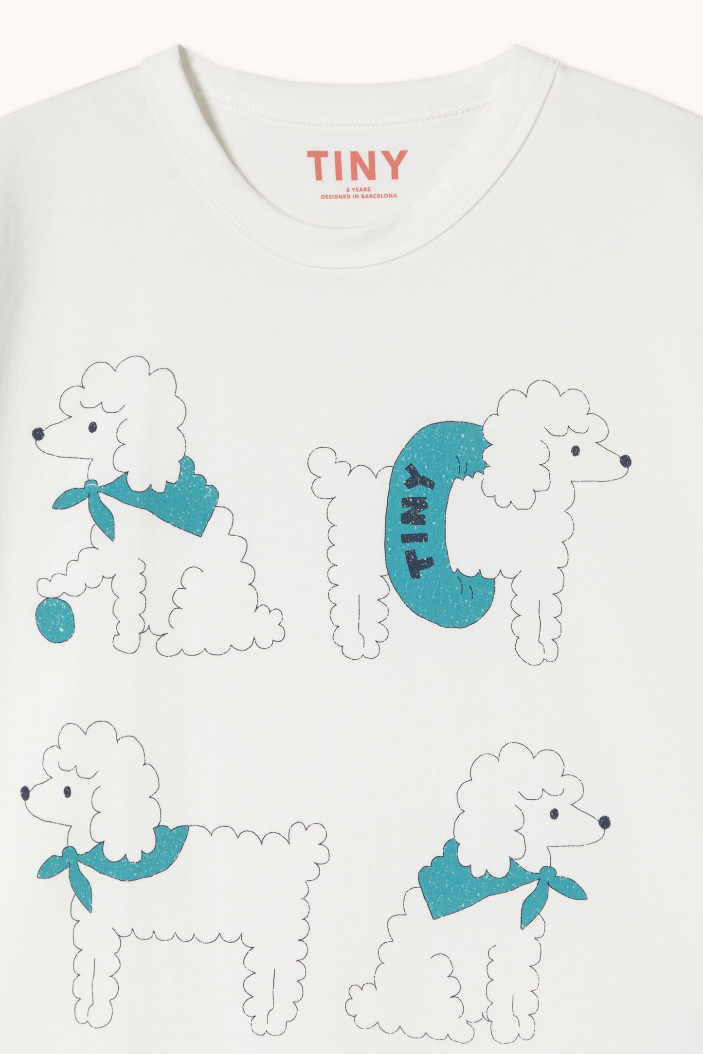 [TINYCOTTONS] Poodle Graphic Tee - Off white