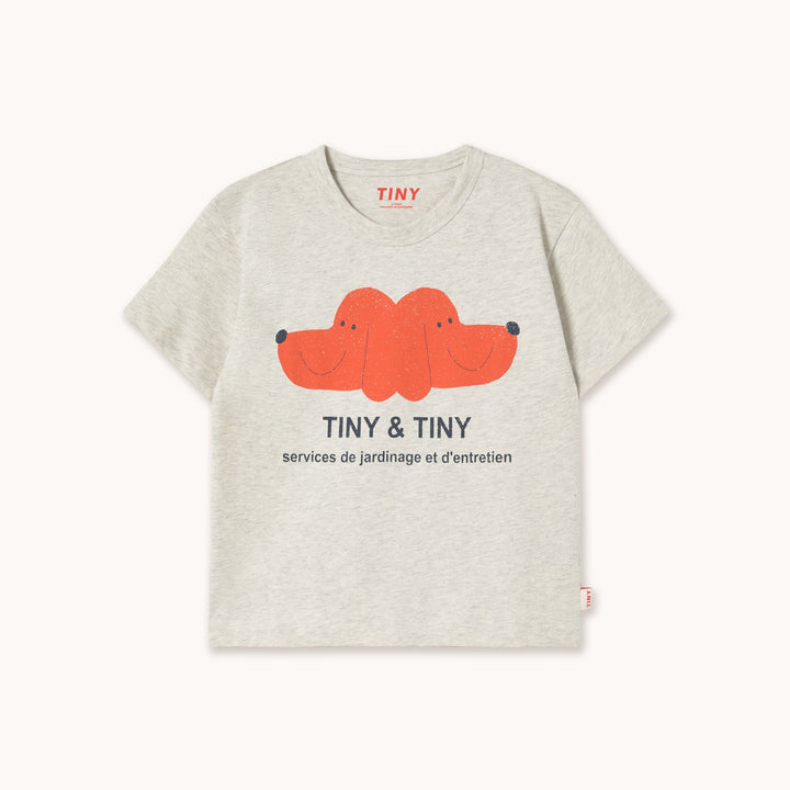 [TINYCOTTONS] TINY&TINY Graphic Tee - Cream Heather